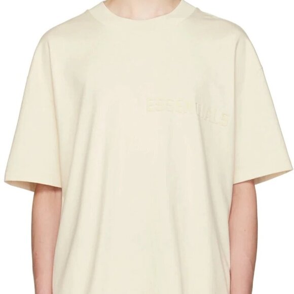 Fear of God Essentials T-Shirt Eggshell Brand NWT - Picture 1 of 9
